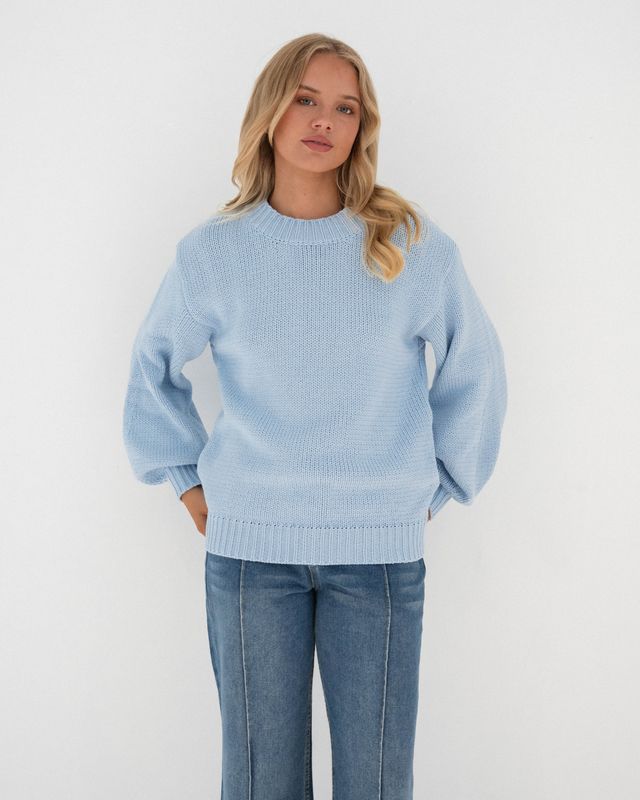 Paper Heart - Blue Knit Jumper