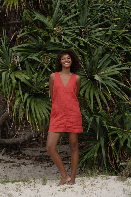 Isla Linen Dress