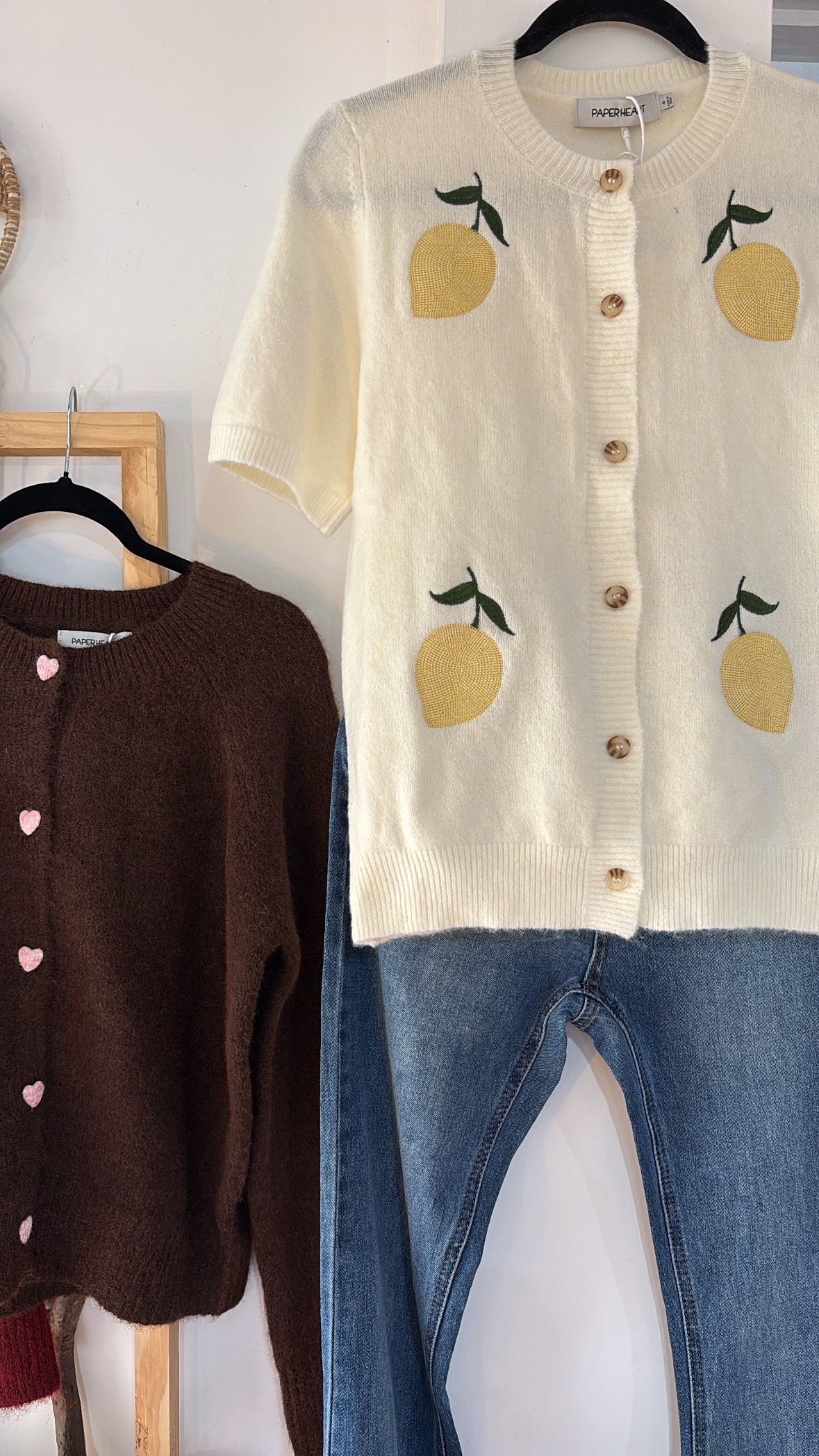 Cream Lemon Knit