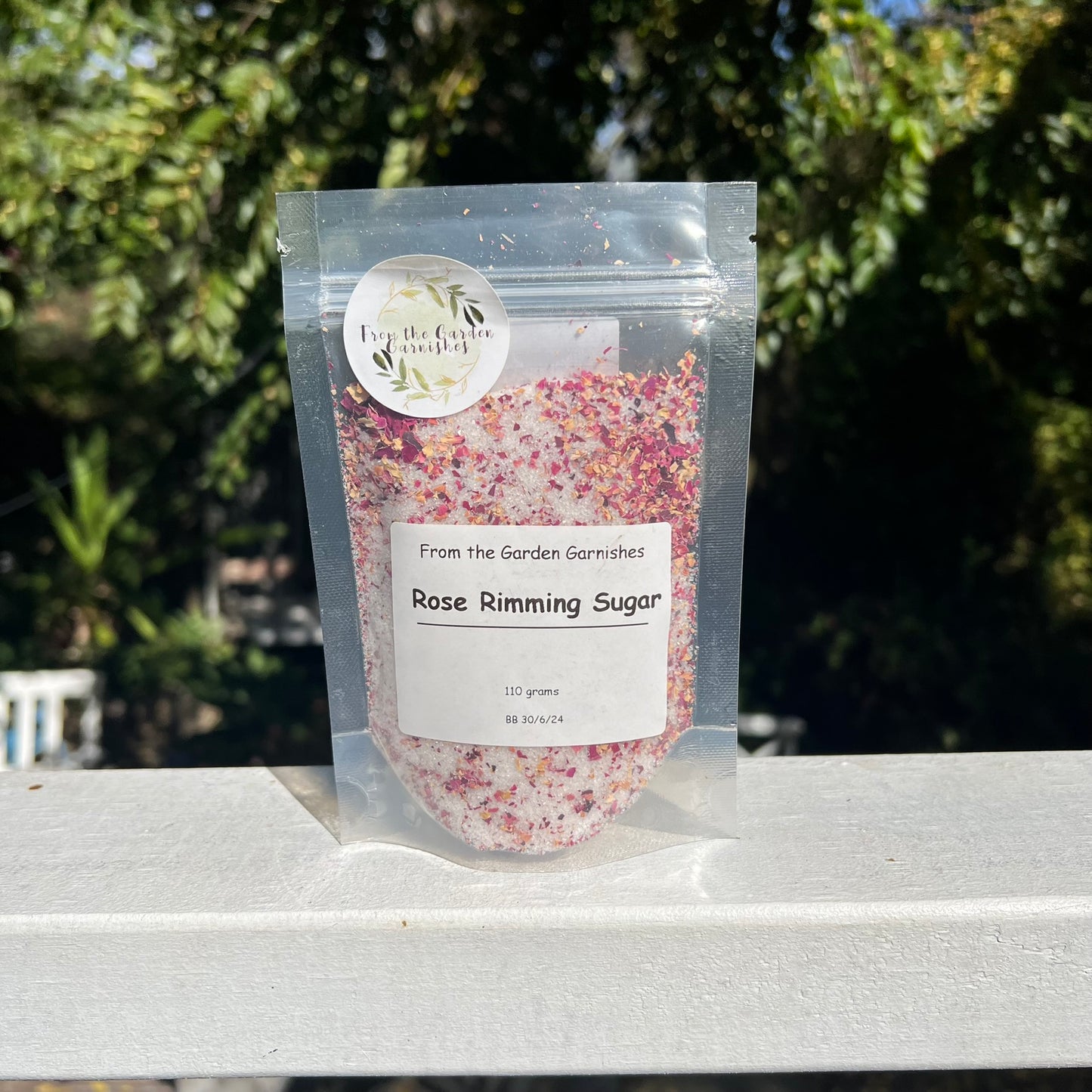 Rimming Sugar - From the Garden Garnishes