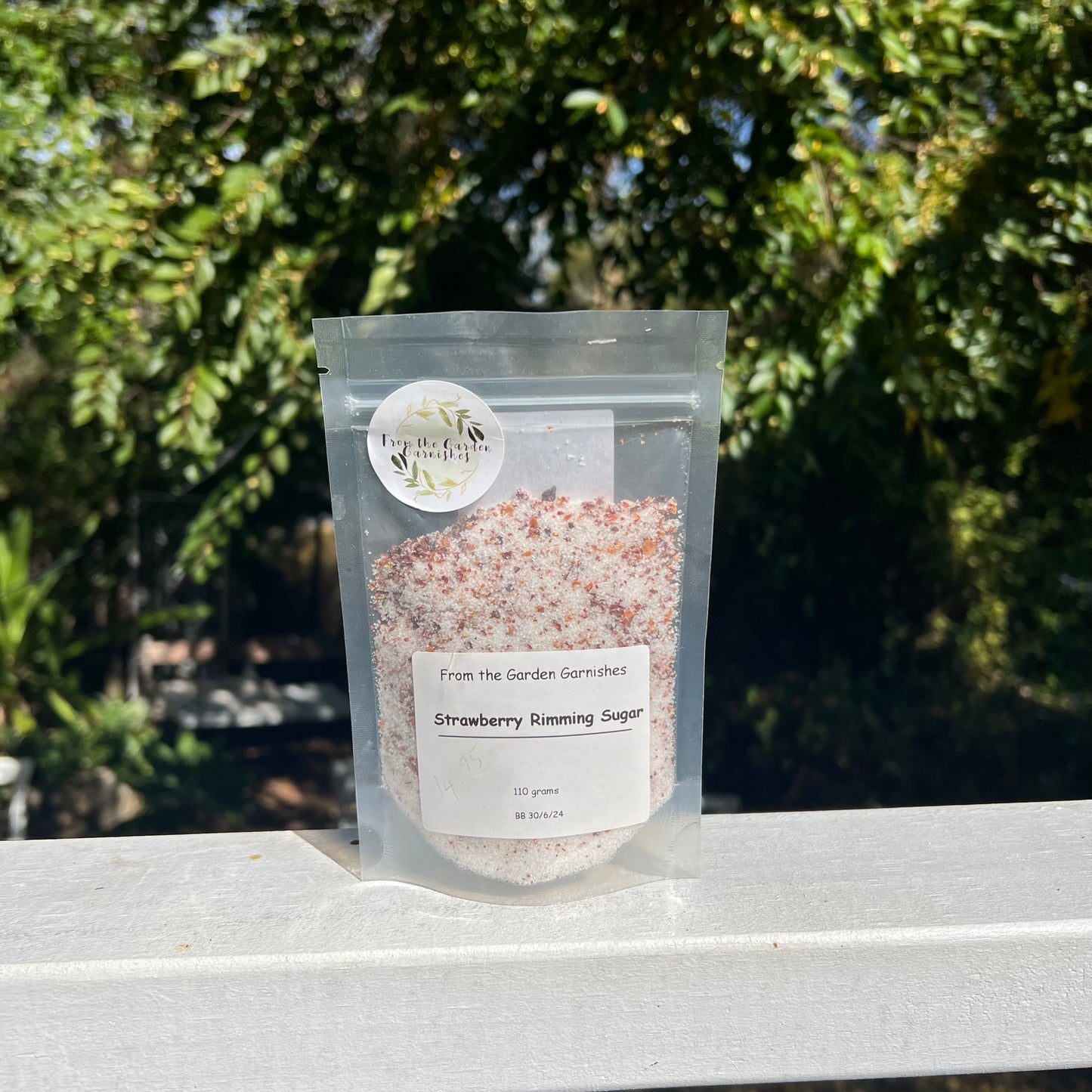 Rimming Sugar - From the Garden Garnishes