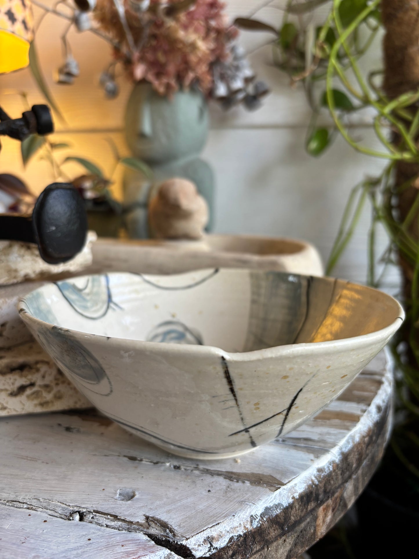 Handmade Painted Bowl - Pottery