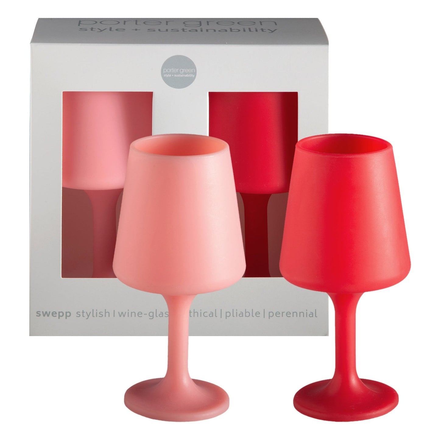 Silicone unbreakable wine glass
