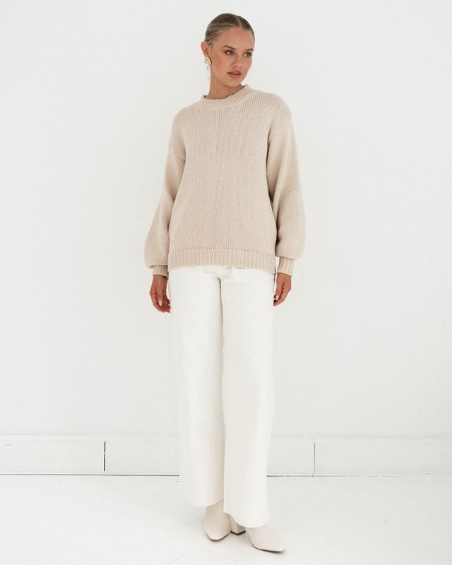 Paper Heart - Sydney Cream Sweater