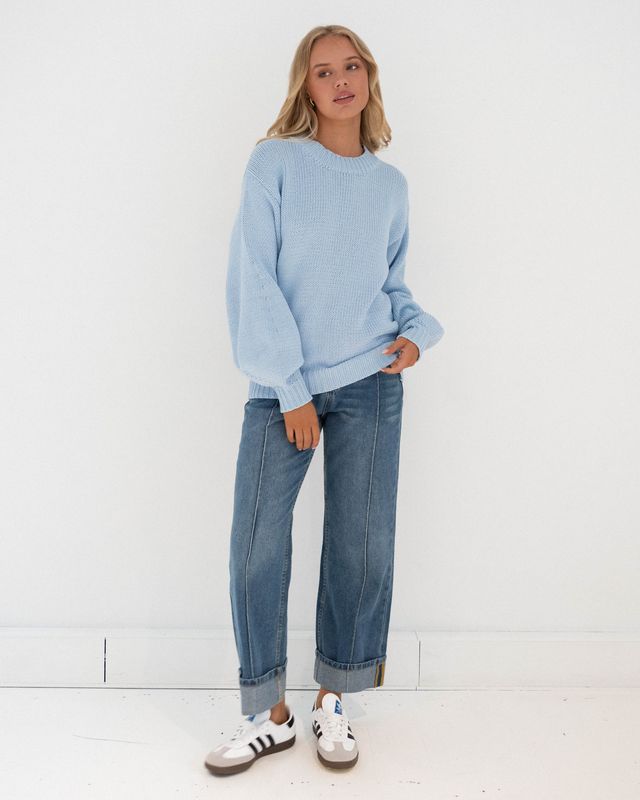Paper Heart - Blue Knit Jumper