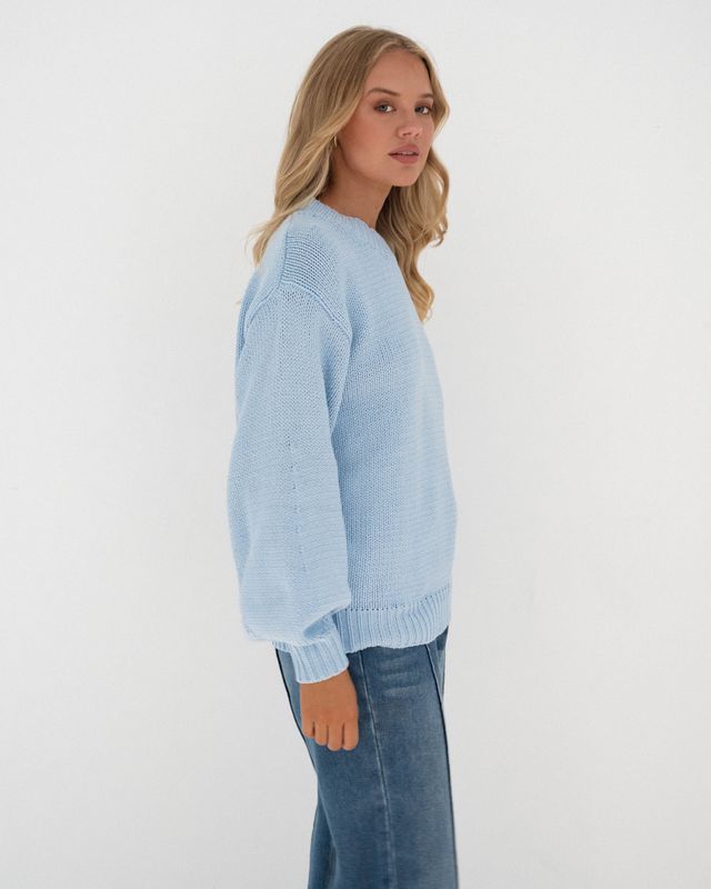 Paper Heart - Blue Knit Jumper