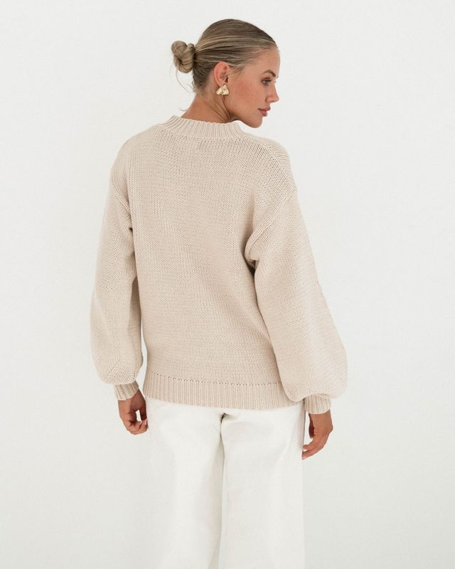 Paper Heart - Sydney Cream Sweater