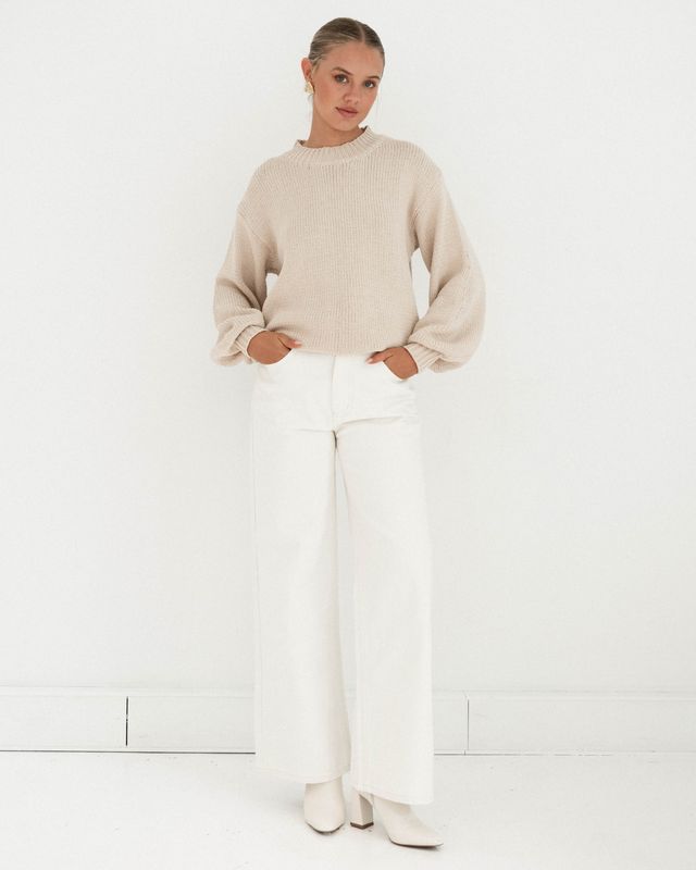 Paper Heart - Sydney Cream Sweater