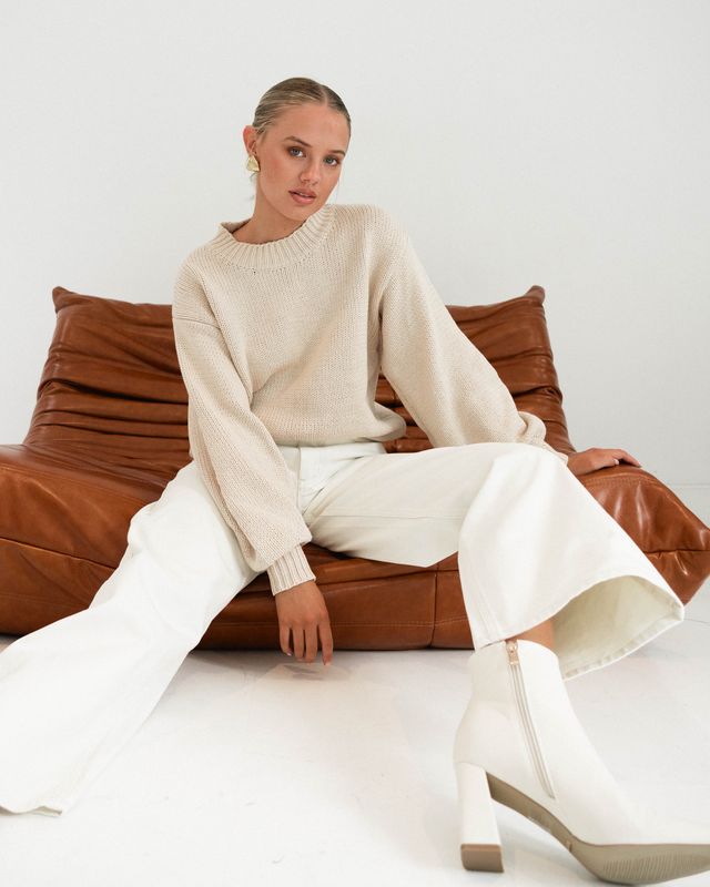 Paper Heart - Sydney Cream Sweater