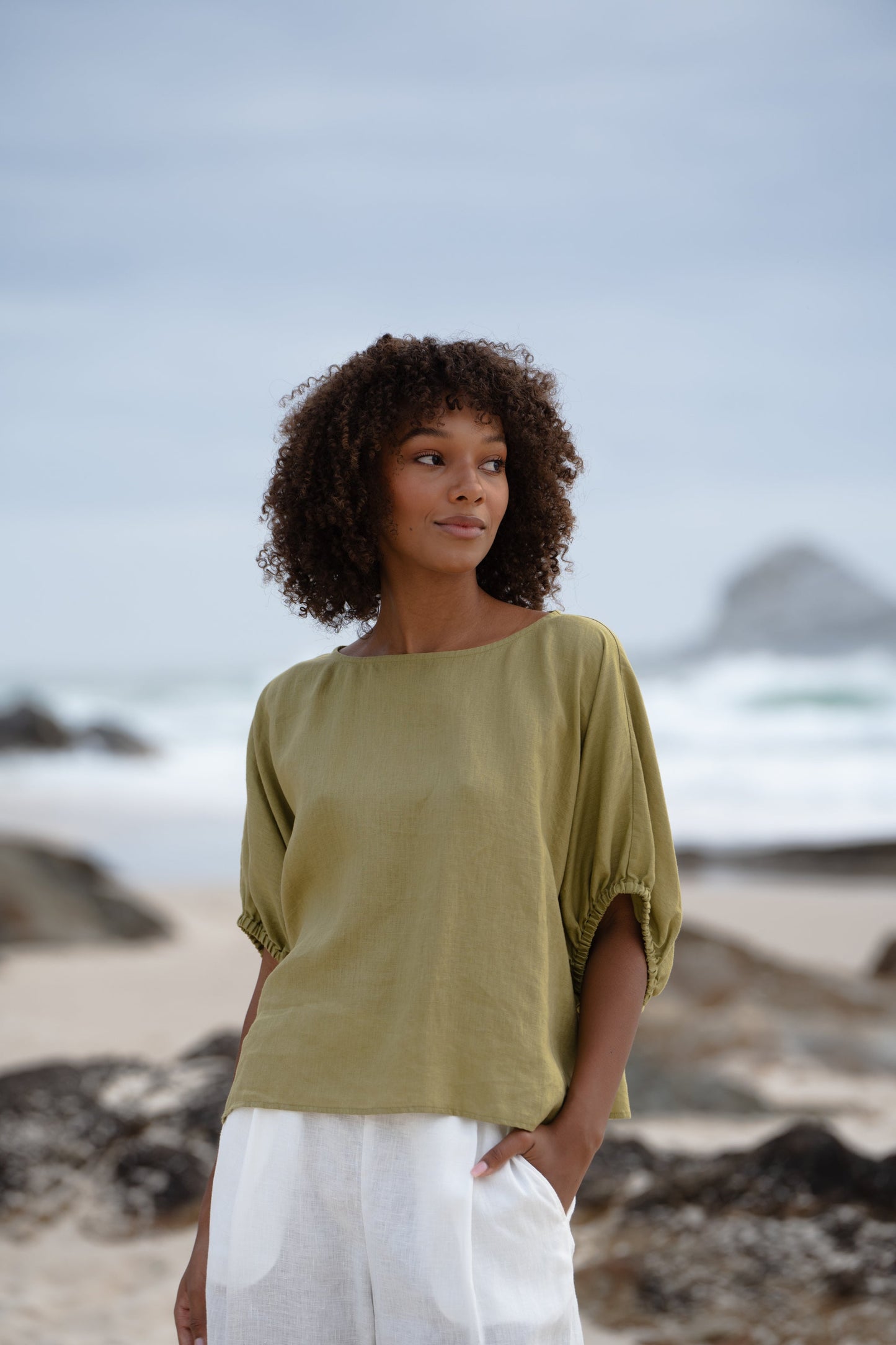 Tina Linen Top