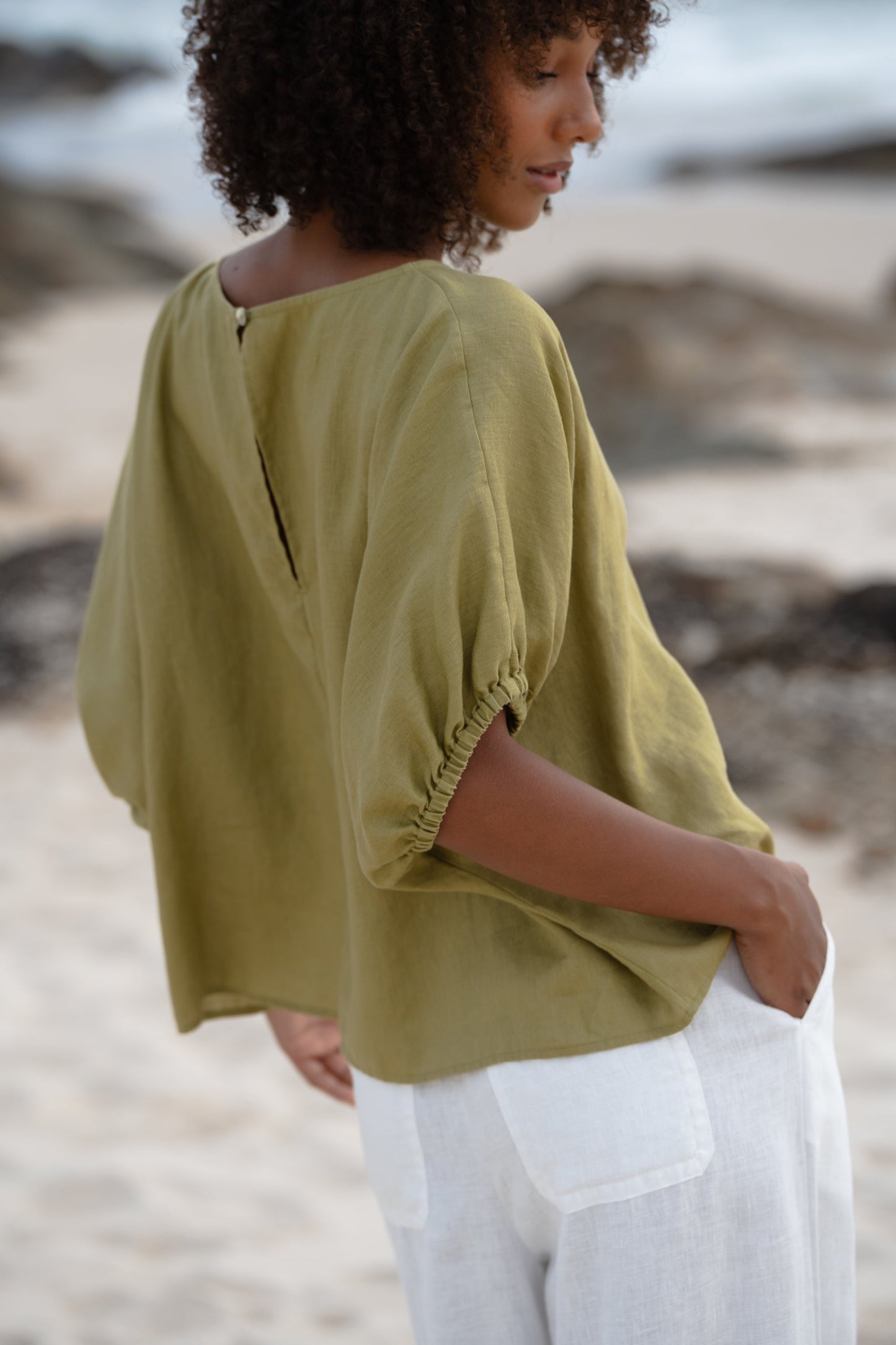 Tina Linen Top