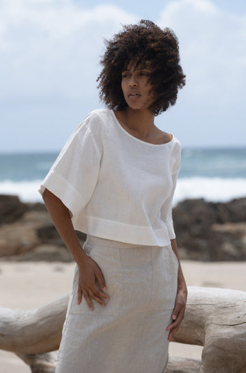 Maya Linen Top