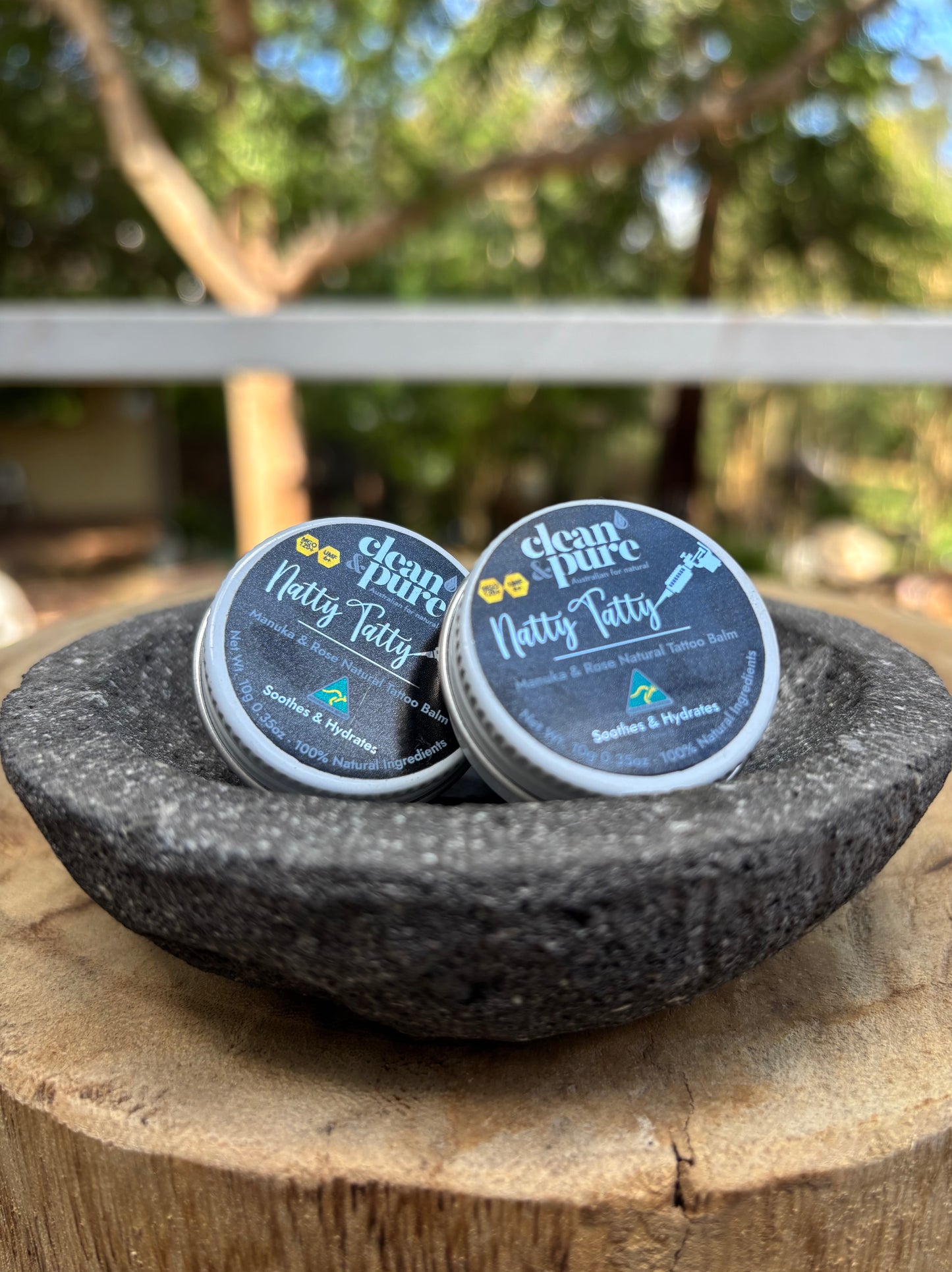 Clean & Pure - Natty Tatty Manuka and Rose Natural Tattoo Balm