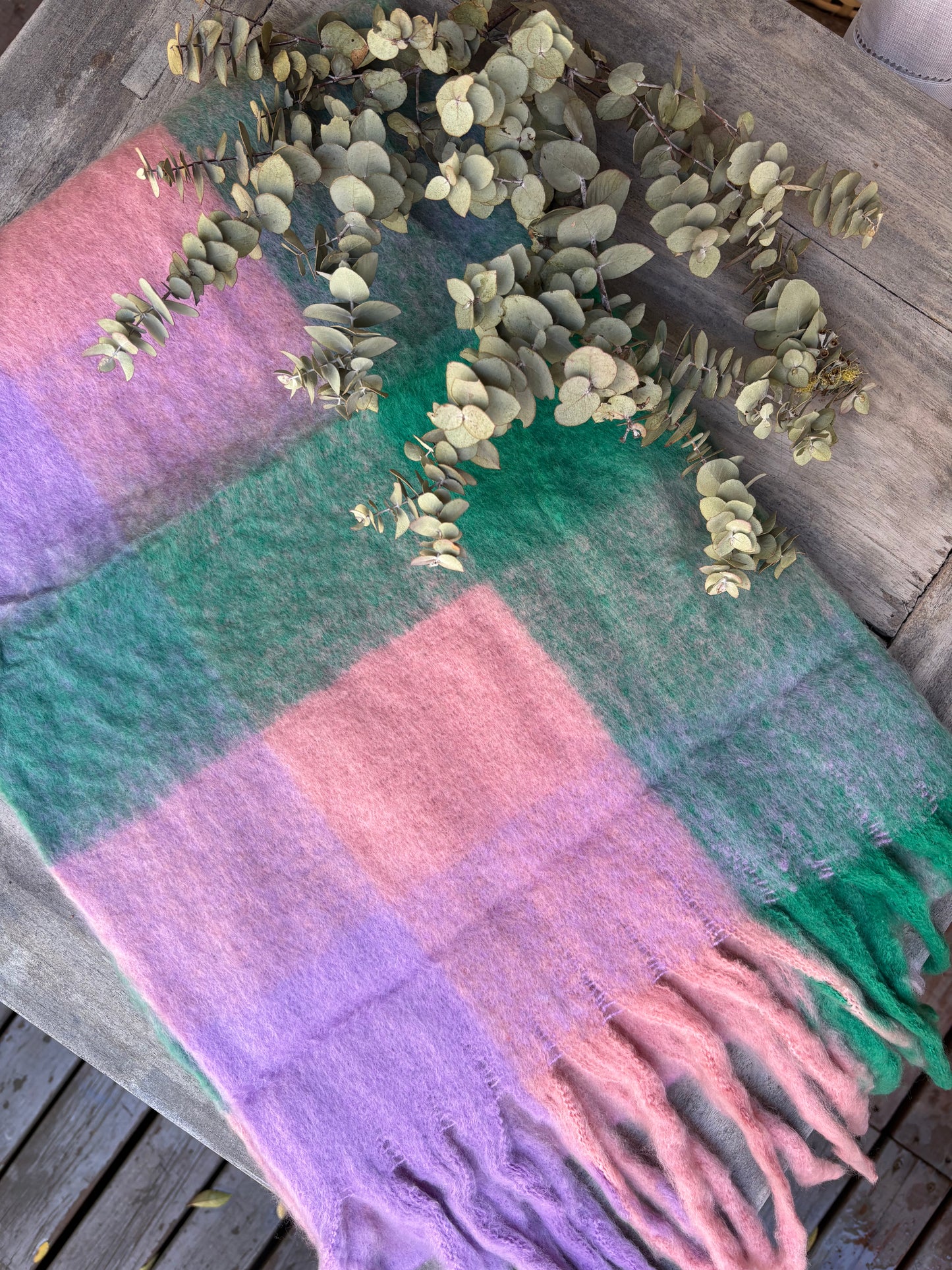 Scarf - Wool Checked (Multiple Colours)