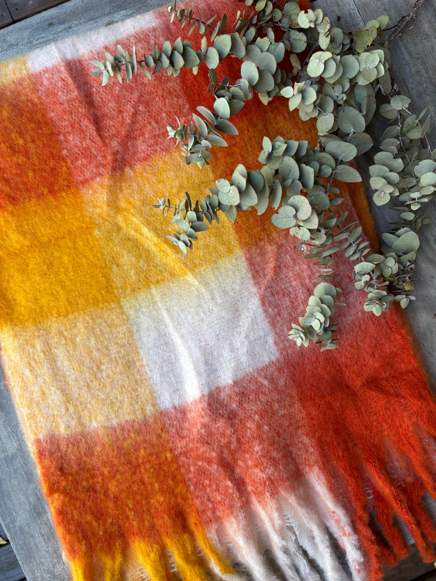 Scarf - Wool Checked (Multiple Colours)