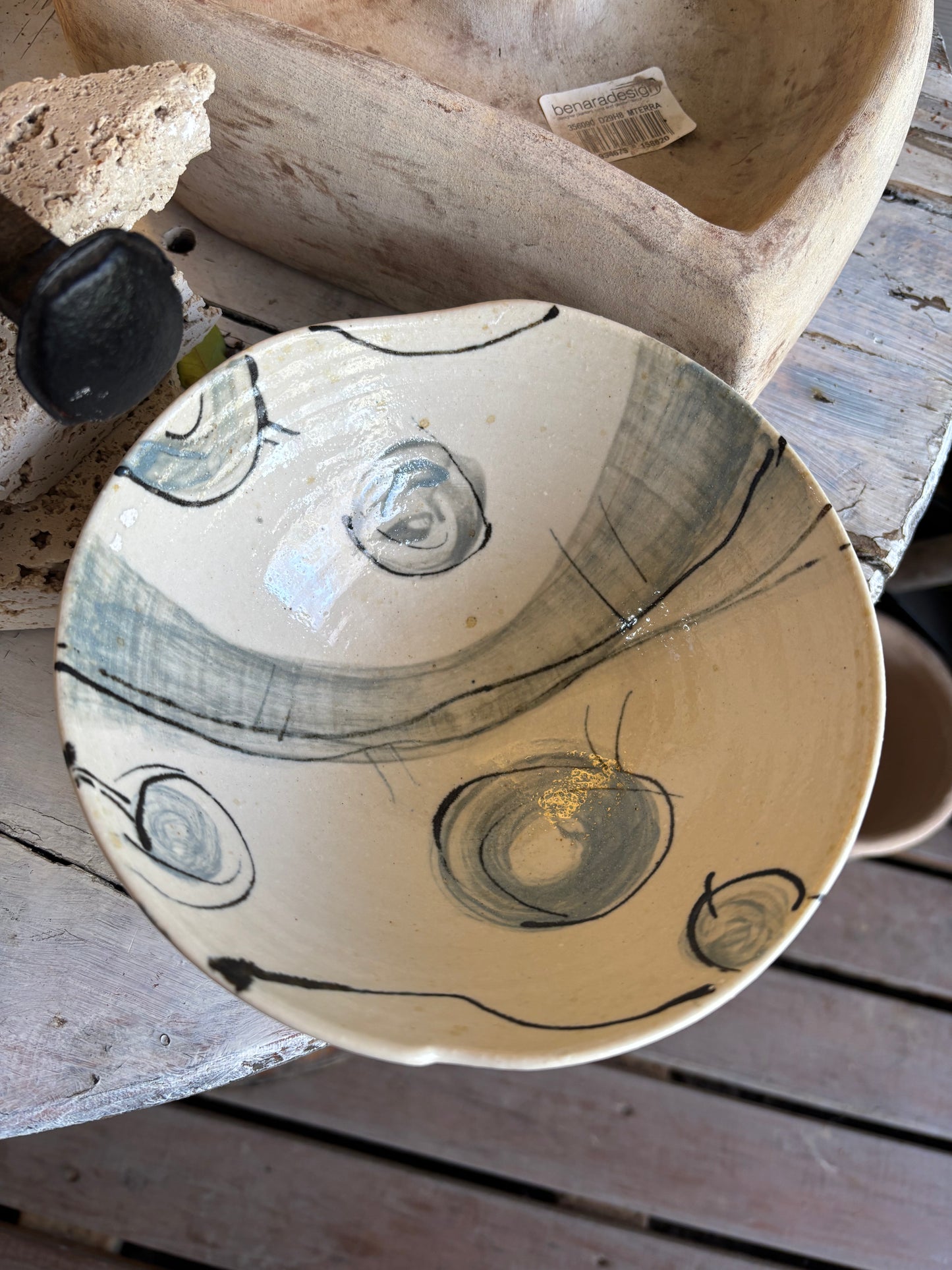 Handmade Painted Bowl - Pottery