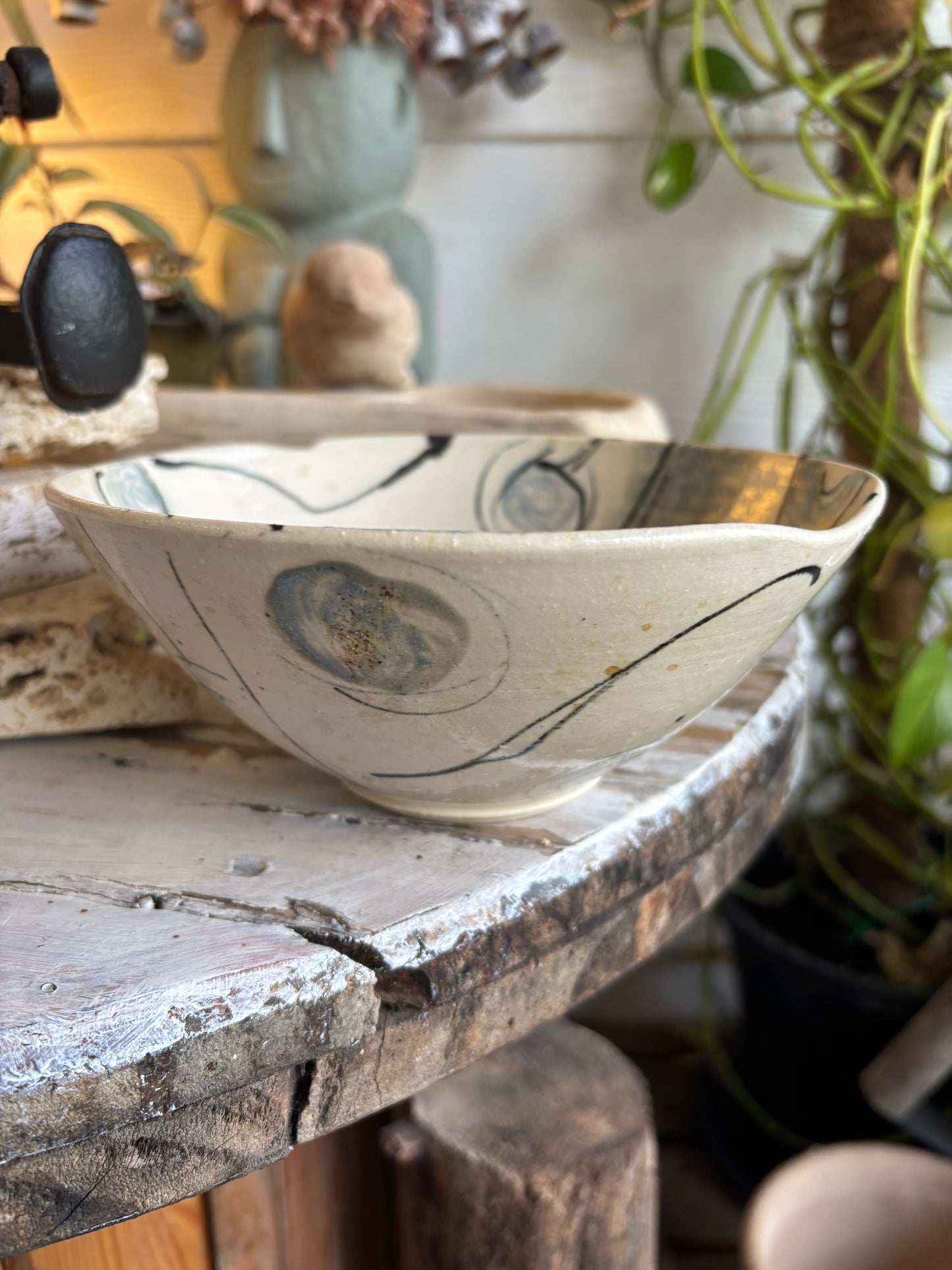 Handmade Painted Bowl - Pottery