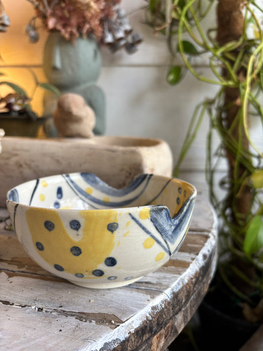 Happy Handmade Bowl - Pottery